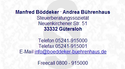 Steuerberater Manfred - Ralf B�ddeker in 33332 G�tersloh